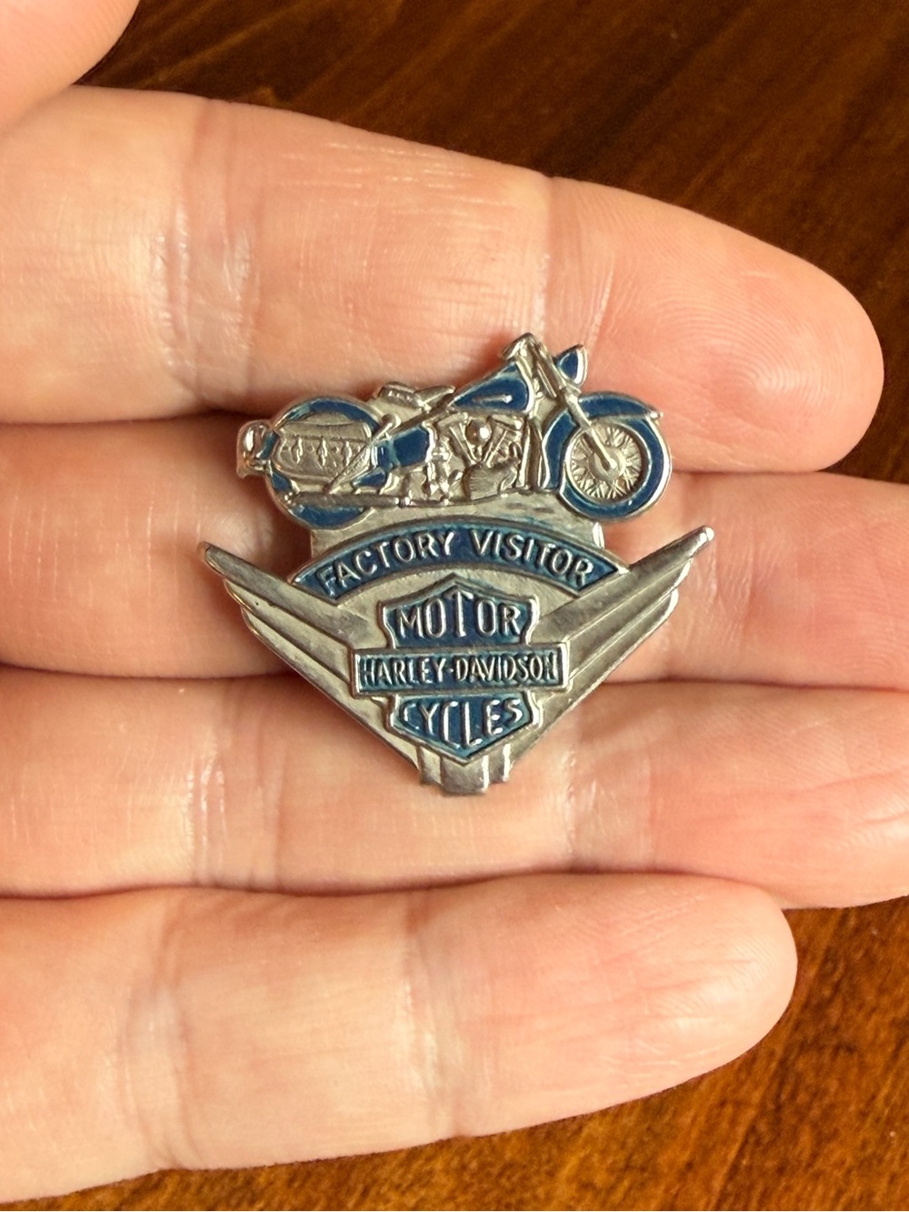 RARE Harley Davidson Factory Visitor Pin 1950’s